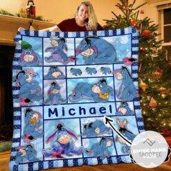 Eeyore lover 1 Blanket Quilt Rze1