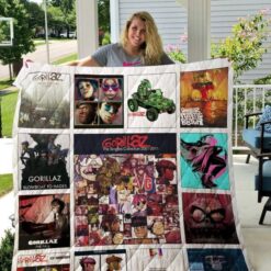Gorillaz Blanket Quilt Rze1