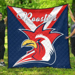 Sydney Roosters Blanket Quilt Rze1