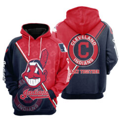 Cleveland Indians 1 Hoodie Zip Hoodie 3D Rze1
