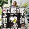 Snoopy Love Blanket Quilt Rze1