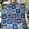 North Carolina Tar Heels 2 Blanket Quilt Rze1