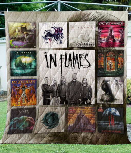 In Flames Lover Blanket Quilt TN