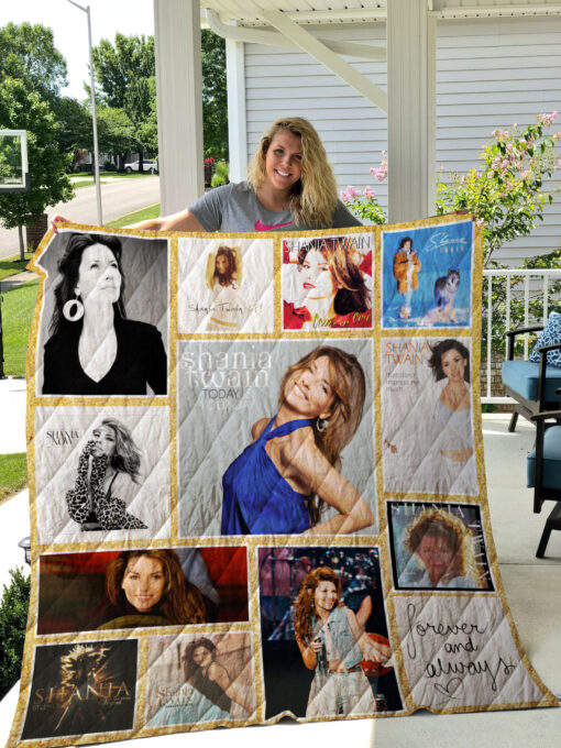 Shania Twain Blanket Quilt Rze1