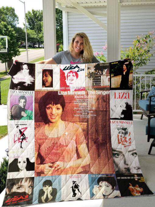 Liza Minnelli Blanket Quilt Rze1