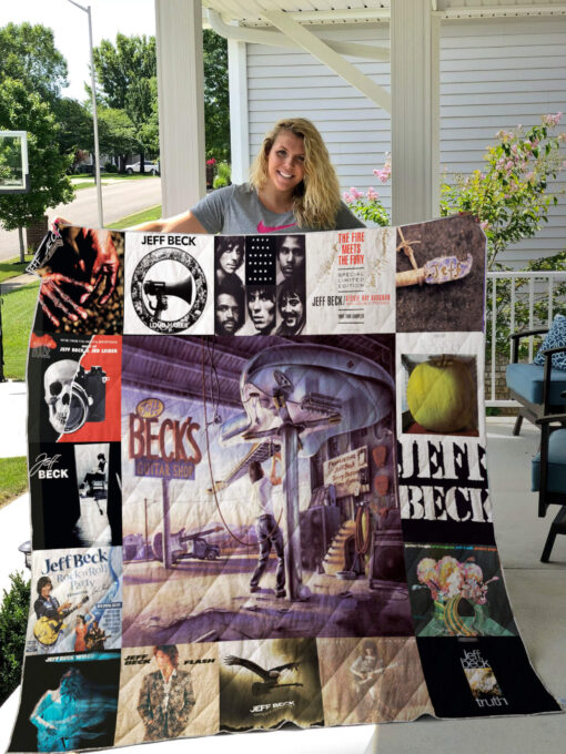 Jeff Beck Quilt Blanket Quilt Rze1