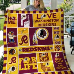 Washington Redskin Blanket Quilt Rze1