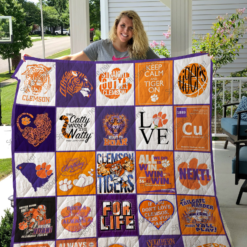 The Ultimate Clemson Tiger 2 Blanket Quilt TG20