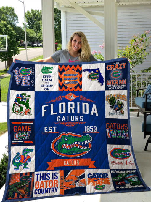 Florida Gators 1 Blanket Quilt TN