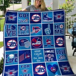Winnipeg Jets Blanket Quilt B20