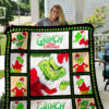 Grinch lover Quilt Blanket Quilt Rze2