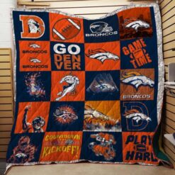 Denver Broncos 1 Blanket Quilt Rze1
