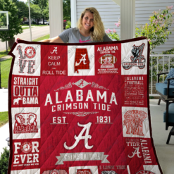 Alabama Crimson Tide Lover Blanket Quilt B21