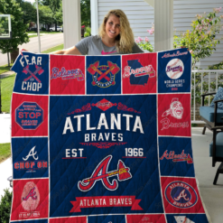 Atlanta Braves Lover Blanket Quilt TN