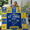 St. Louis Blues Blanket Quilt TN