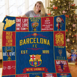 Barcelona Fc Blanket Quilt B20