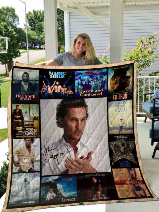Matthew McConaughey Quilt Blanket Quilt Rze1 (Copy)