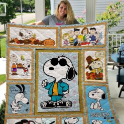 Snoopy Love 3 Blanket Quilt M08