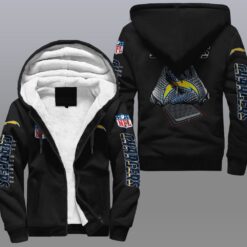 Los Angeles Rze2argers a1 Fleece Jacket Rze1
