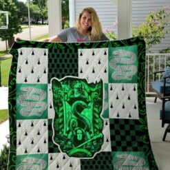 Slytherin Harry Potter 1 Quilt Blanket Quilt TG20