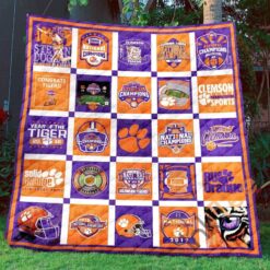 The Ultimate Clemson Tiger Blanket Quilt Rze