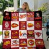 Kansas City Rze2iefs Blanket Quilt Rze2