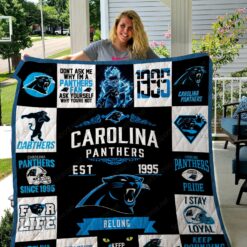 Carolina Panthers Blanket Quilt Rze2