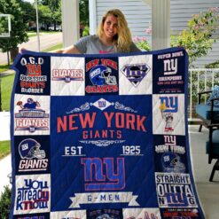 New York Giants Blanket Quilt TH21