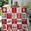 Alabama Crimson Tide Blanket Quilt Rze2