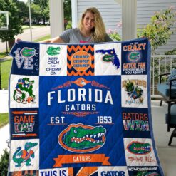Florida Gators Blanket Quilt Rze2