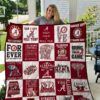 Alabama Crimson Tide Roll Blanket Quilt Rze2
