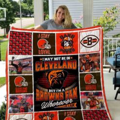 Cleveland Browns Lover Blanket Quilt Rze2