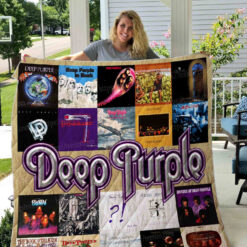 Deep Purple Blanket Quilt B23