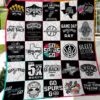 San Antonio Spurs Quilt Blanket Quilt Rze2