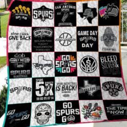 San Antonio Spurs Quilt Blanket Quilt Rze2