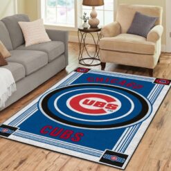Alternative view of Chicago Cubs MLB Area Rug Living Room And Bed Room Rug B19
