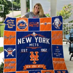 New York Mets Blanket Quilt Rze2