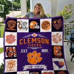 Clemson Tigers Blanket Quilt B21