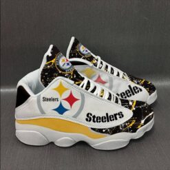 Pittsburgh Steelers 2 Jordan 13 Shoes B23