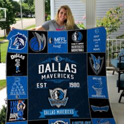 Dallas Mavericks Blanket Quilt B23