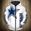 Dallas Cowboys Hoodie Zip Hoodie 3D B20