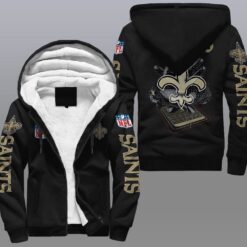New Orleans Saints Fleece Jacket Rze1