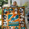 Miami Dolphins 2 Blanket Quilt Rze1