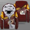 Washington Redskins 3 Fleece Jacket Rze1