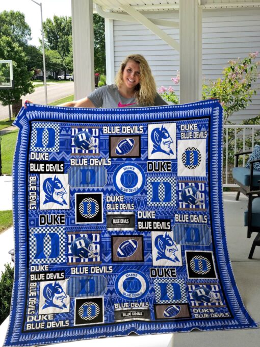 Duke Blue Devils 2 Blanket Quilt Rze1
