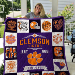 The Ultimate Clemson Tiger 1 Blanket Quilt TG20