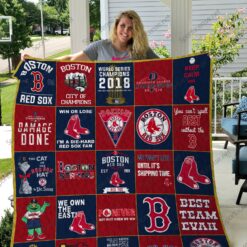 Boston Red Sox 8 Blanket Quilt TH21