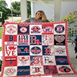 Boston Red Sox 10 Blanket Quilt TH21