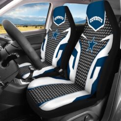 Dallas CowBoys White Seat Covers Rze2
