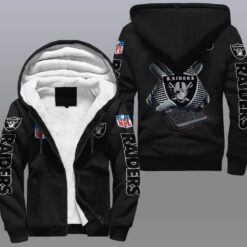 Las Vegas Raiders Fleece Jacket Rze1